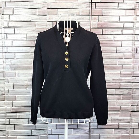 Charter Club black pullover sweater Size MP - Picture 1 of 11